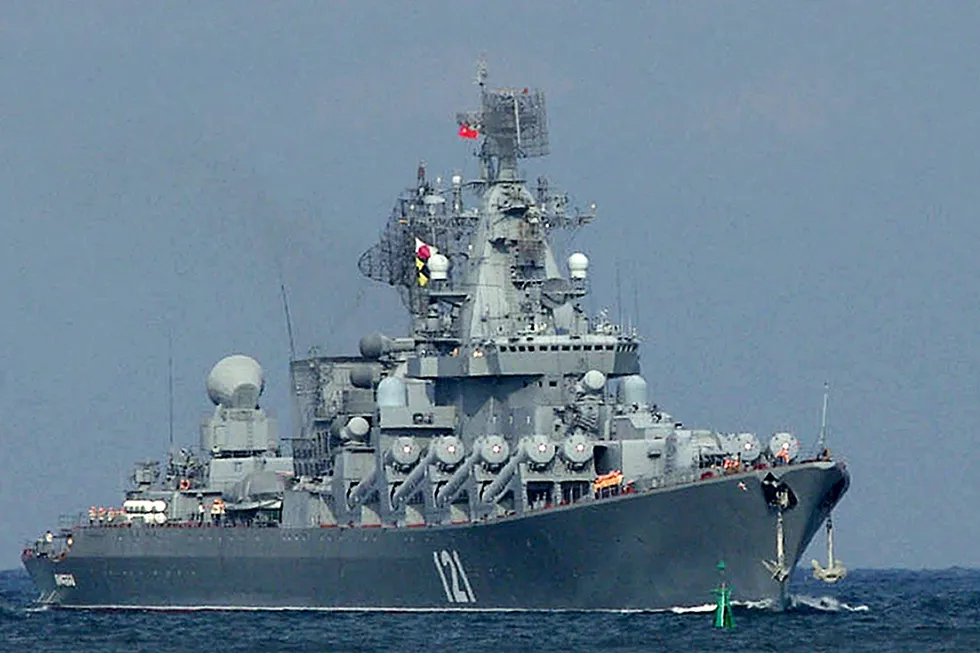 Flaggskipet i den russiske svartehavsflåten, krysseren «Moskva», ble natt til 14. april senket av ukrainske missiler.