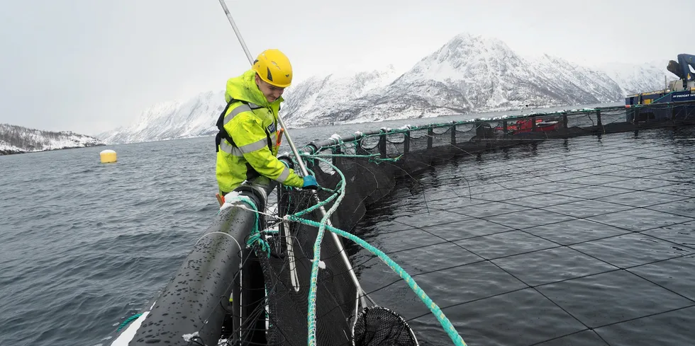 Returmateriale fra sjømatnæringa blir kvernet og sortert i flere omganger, helt ned til granulat og pellets. Det blir i sin tur til «ny» råvare til bruk i ny plastproduksjon.