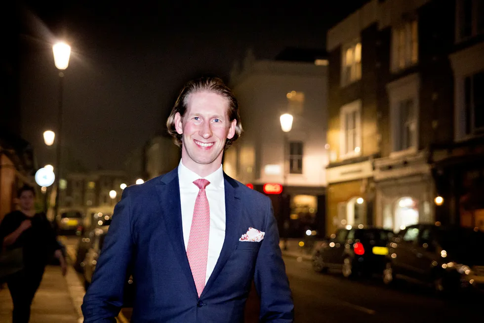 Nordmannen Rune Madsen gjør karriere i Londons finansverden med hedgefondet Runestone Capital. Foto: Marte Christensen