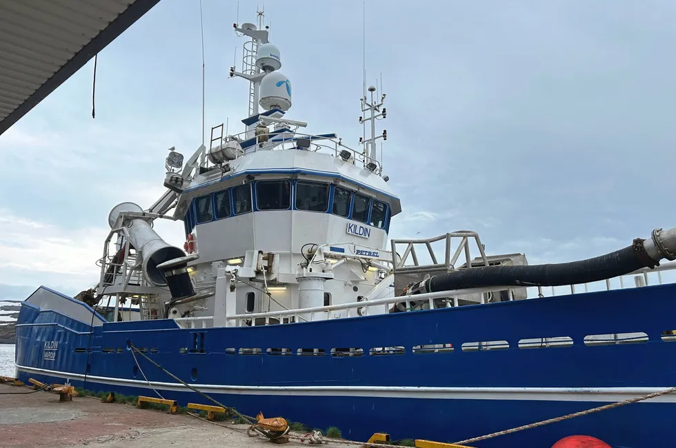 «Kildin» ved havn i Båtsfjord.