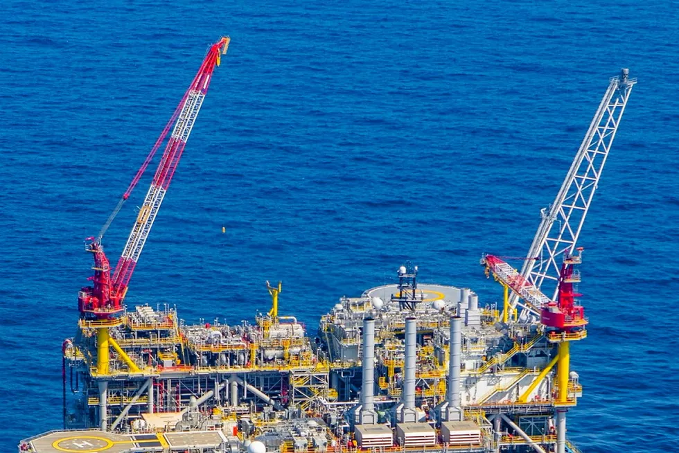 New facility: the Argos semi-submersible production platform in the US Gulf of Mexico