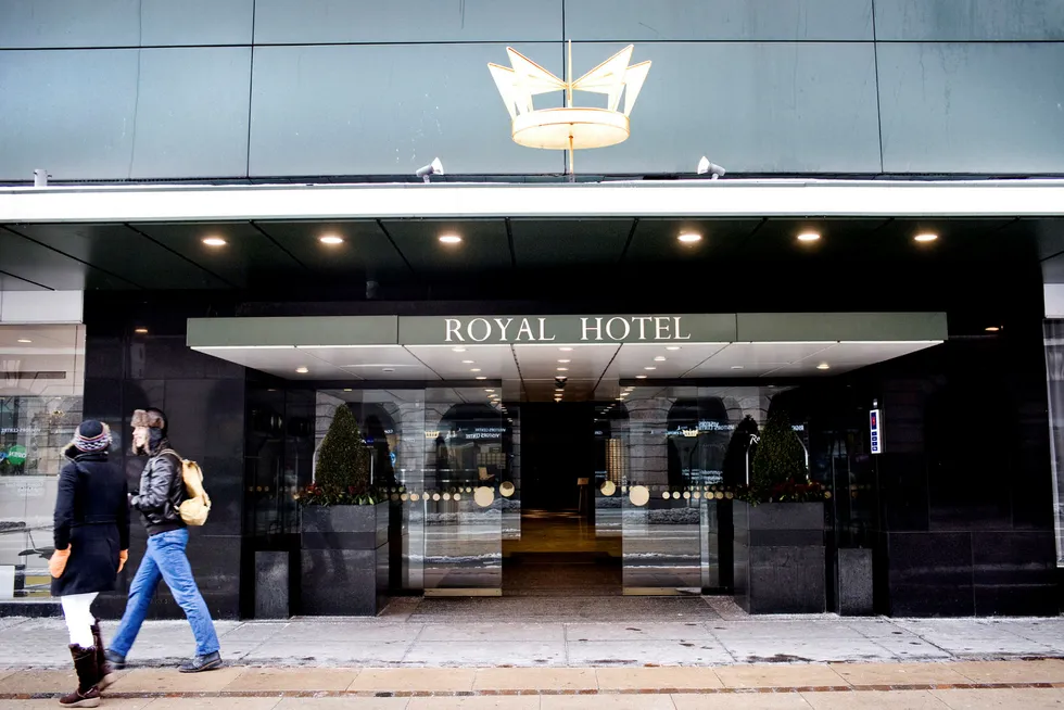 GULL. Wenaas-familien har på ti år tjent rundt 600 millioner kroner på de tre hotellene i København, blant dem landemerket Radisson Blu Royal Hotel. Foto: Hanne Hvattum