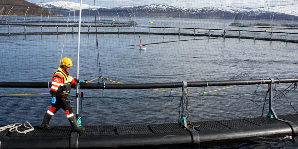 Salmar Nord på Lysnes i Lenvik kommune på Senja.