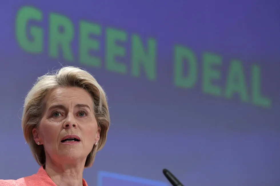 Green Deal: European Commission President Ursula von der Leyen unveiled the 'Fit for 55' proposals at the EU Parliament in Brussels on 14 July