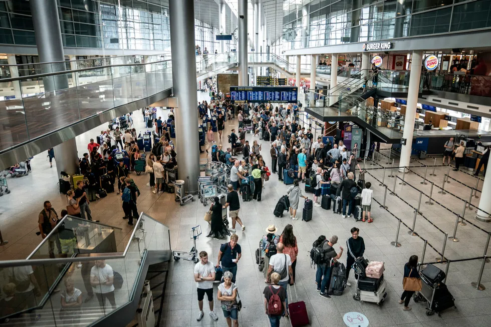 Københavns lufthavn er blant dem som har blitt rammet av dataangrep søndag.