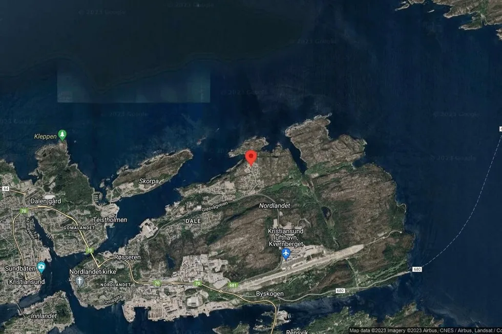 Området rundt Kjærlighetsstien 2, Kristiansund, Møre og Romsdal