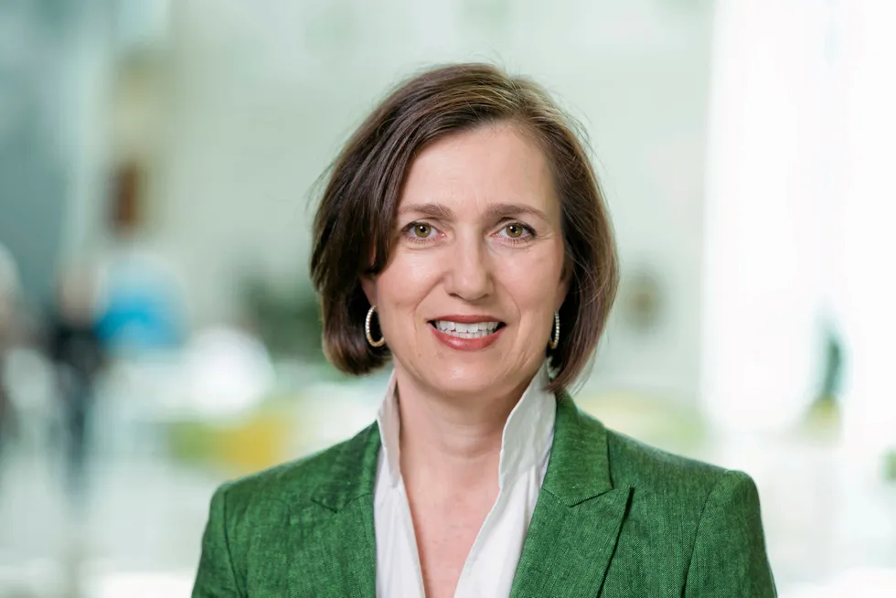 New role: Doris Reiter, who will become BP's North Sea senior vice president on an interim basis from 1 March