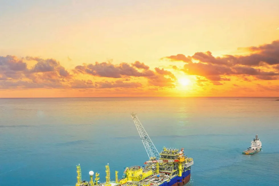 Producer: the Helang FPSO on JX Nippon's Layang field off Malaysia