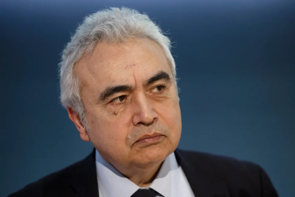 IEA-sjef Fatih Birol er ute med energibyråets årlige hovedrapport.