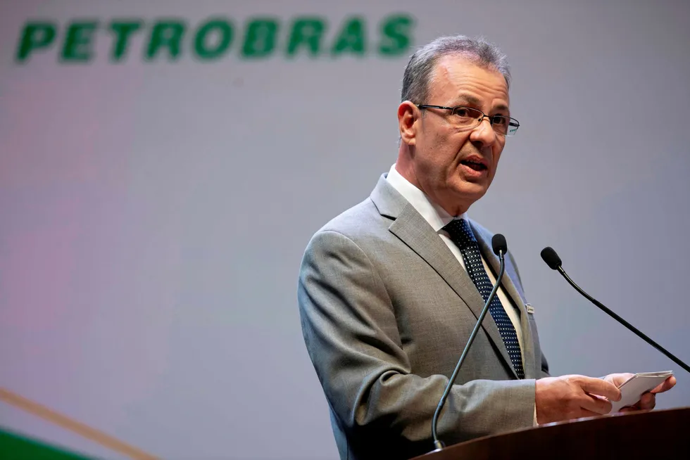 Out: Bento Albuquerque attending a ceremony at Petrobras during his term as Brazil’s Mines & Energy Minister
