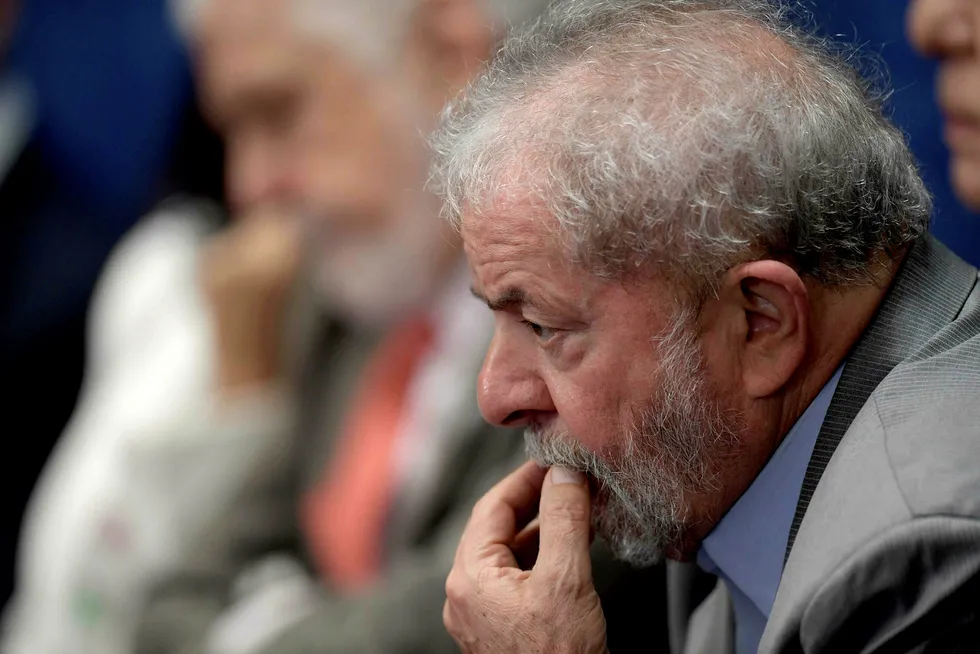 Closer to jail: former Brazilian president Luiz Inacio Lula da Silva could see jail time after a key vote went against his appeal