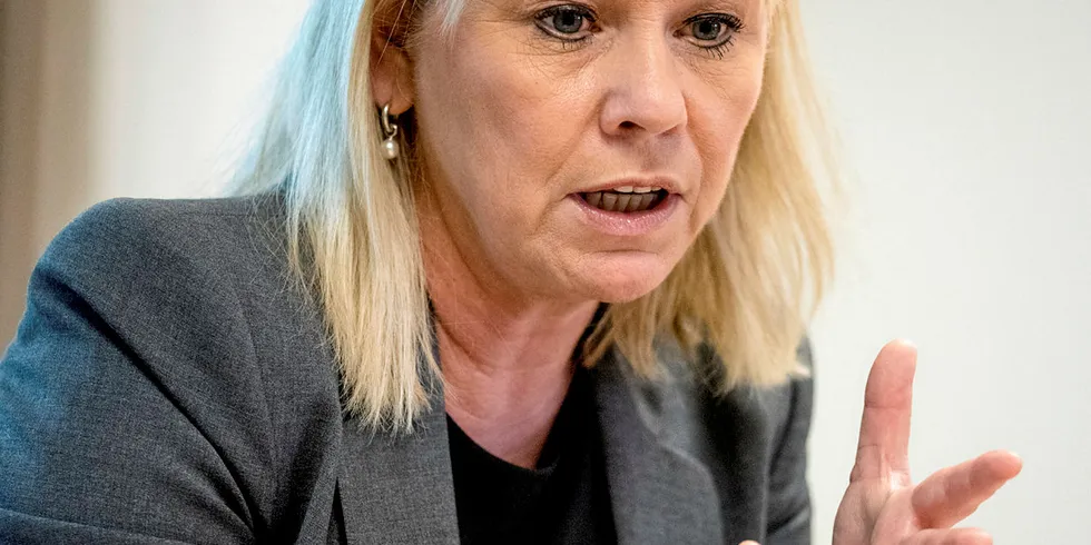 VIL HA INNSPILL: Kommunal- og moderniseringsminister Monica Mæland reiser nordover til Finnsnes og Karasjok de to neste dagene.