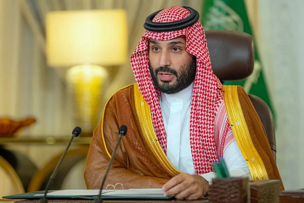 Historic agreement: Saudi Crown Prince Mohammed bin Salman.