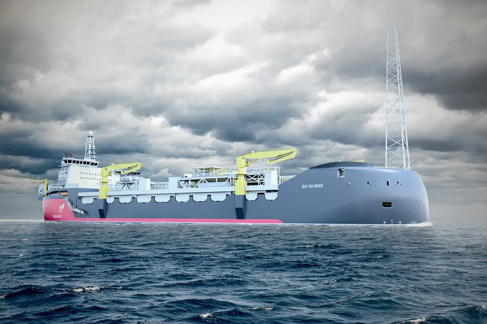 To be revamped: Saltship's original design for the hull of Bay du Nord FPSO
