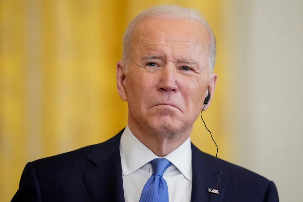 Serious: US President Joe Biden says the Nord Stream 2 pipeline will be halted if Russia invades Ukraine
