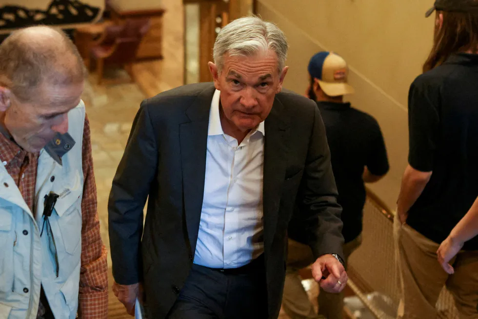 Federal Reserve-sjef Jerome Powell kunngjør sentralbankens rentebeslutning på onsdag.
