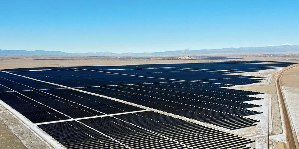 Lightsource bp's Sun Mountain solar array in the US state of Colorado
