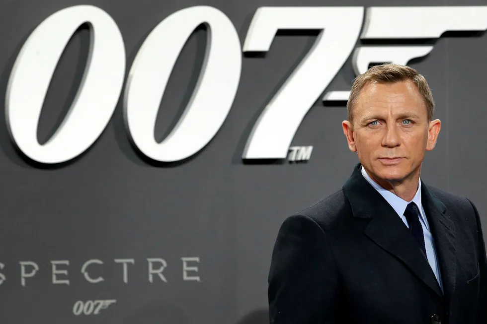 Skuespiller Daniel Craig på James Bond-premiere i oktober 2015, for James Bond-filmen Spectre.