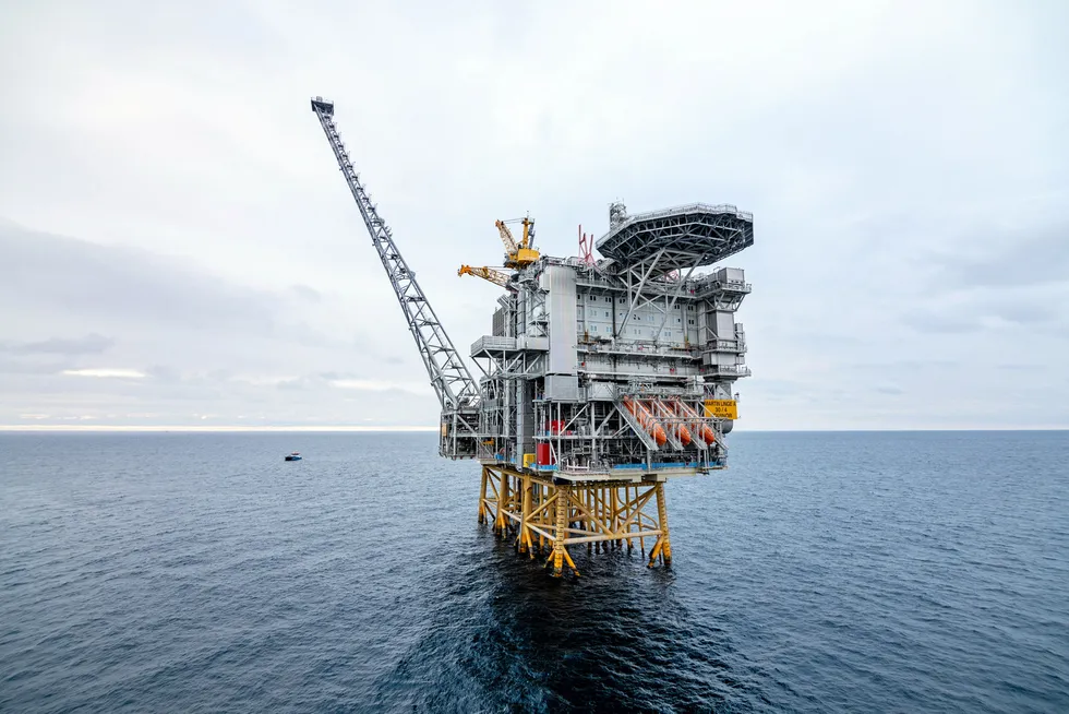 Martin Linge platform: offshore Norway