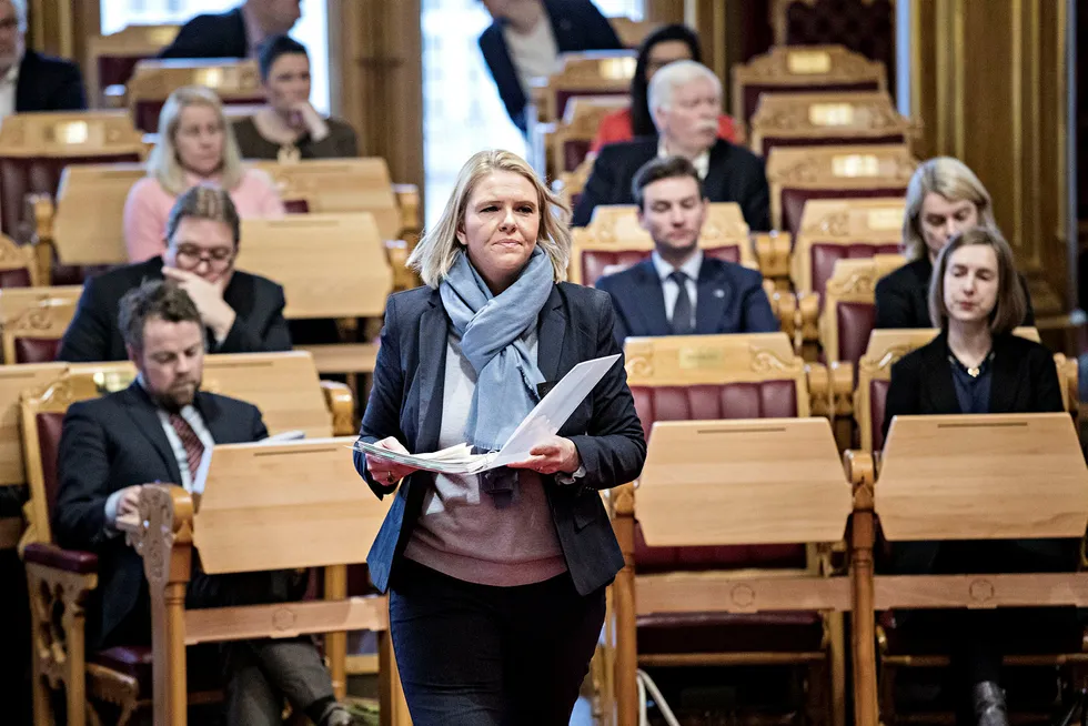 Justis-, beredskaps- og innvandringsminister Sylvi Listhaug. Foto: Aleksander Nordahl