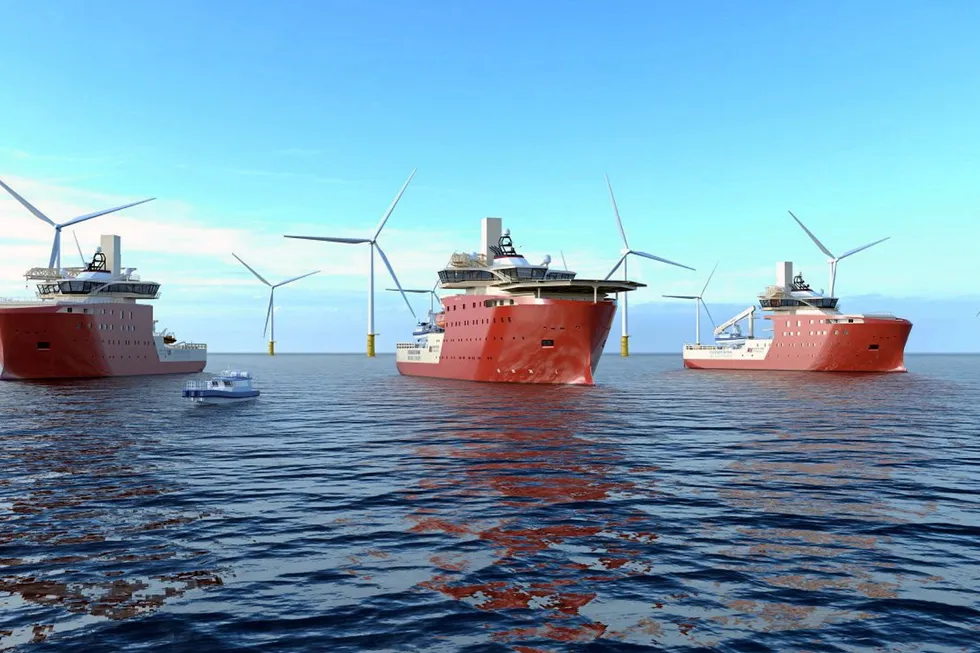 Hybrid vessels: North Star Renewables’ SOVs to be used at the 3.6GW Dogger Bank wind farm being built in the North Sea