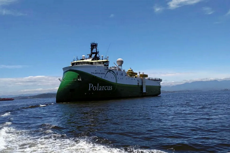 In demand: the seismic vessel Polarcus Adira