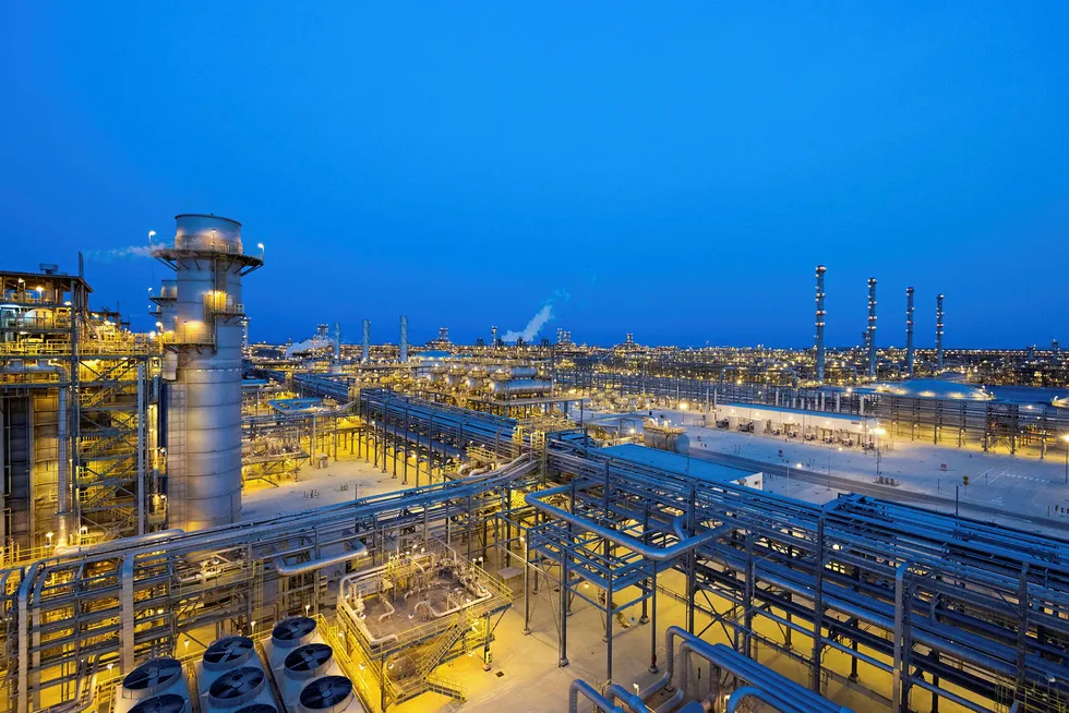 Existing facility: Aramco's Wasit gas plant