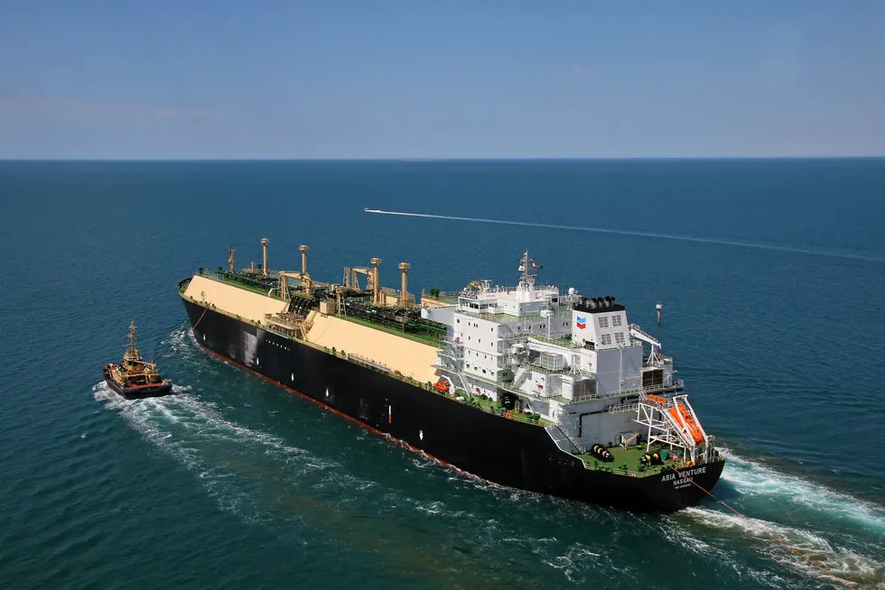 Still shipping: Australia's LNG exports this year are set to match 2019, despite the fall in global demand amid the Covid-19 pandemic
