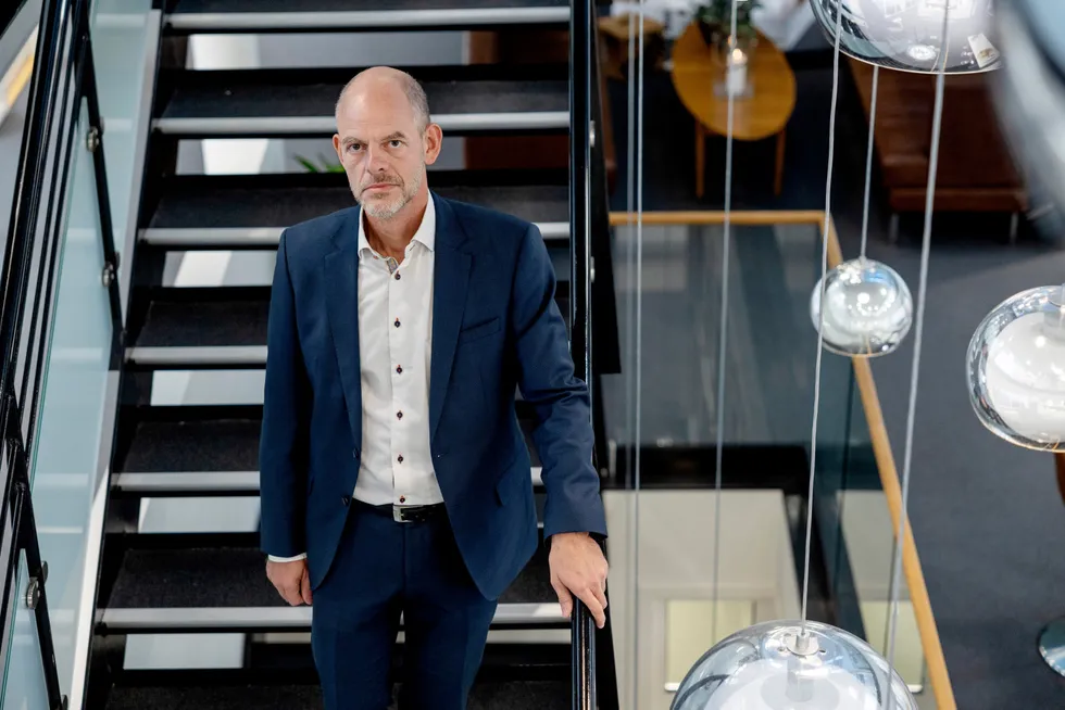 Torsdagens kvartalspresentasjon er den første for selskapets nye toppsjef, Lars Rosenløv.