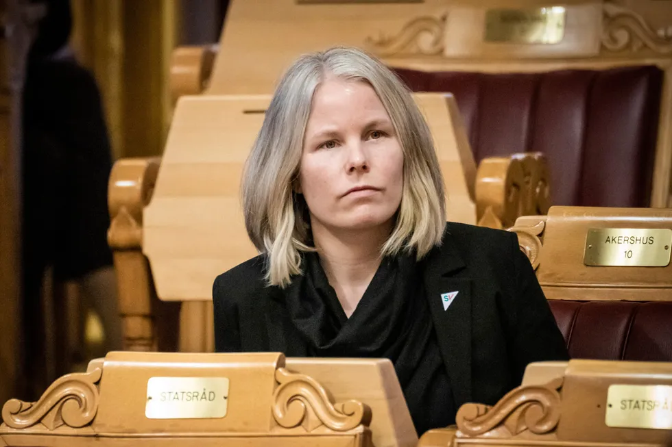 SV-leder, Kirsti Bergstø advarer mot svekket beredskap under ekstremvær hvis kommunene bruker private selskaper.