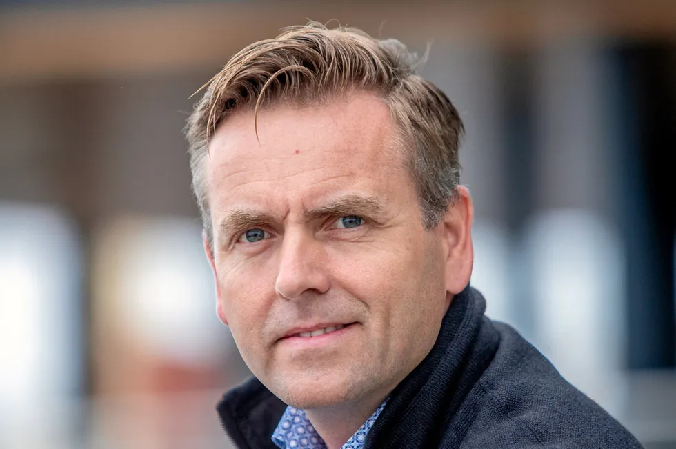 Determination: Norway's Okea chief executive Svein Liknes.