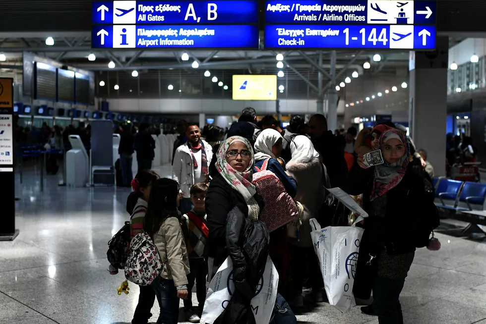 Klimaendringene kan føre til at Europa vil oppleve dramatisk flere asylsøkere. Foto: Aris Messinis/AFP photo/NTB scanpix
