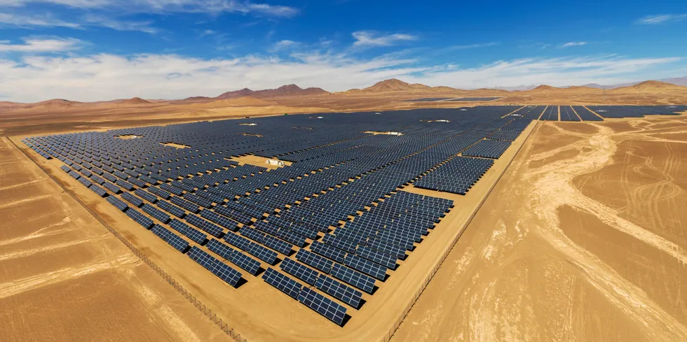 Enel's Chanares solar farm in Chile.