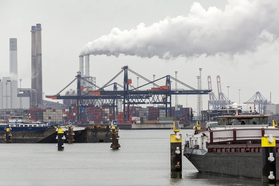 Import hub: the Port of Rotterdam Authority hopes to have up to 20 million tonnes of hydrogen flowing through the port annually by 2050