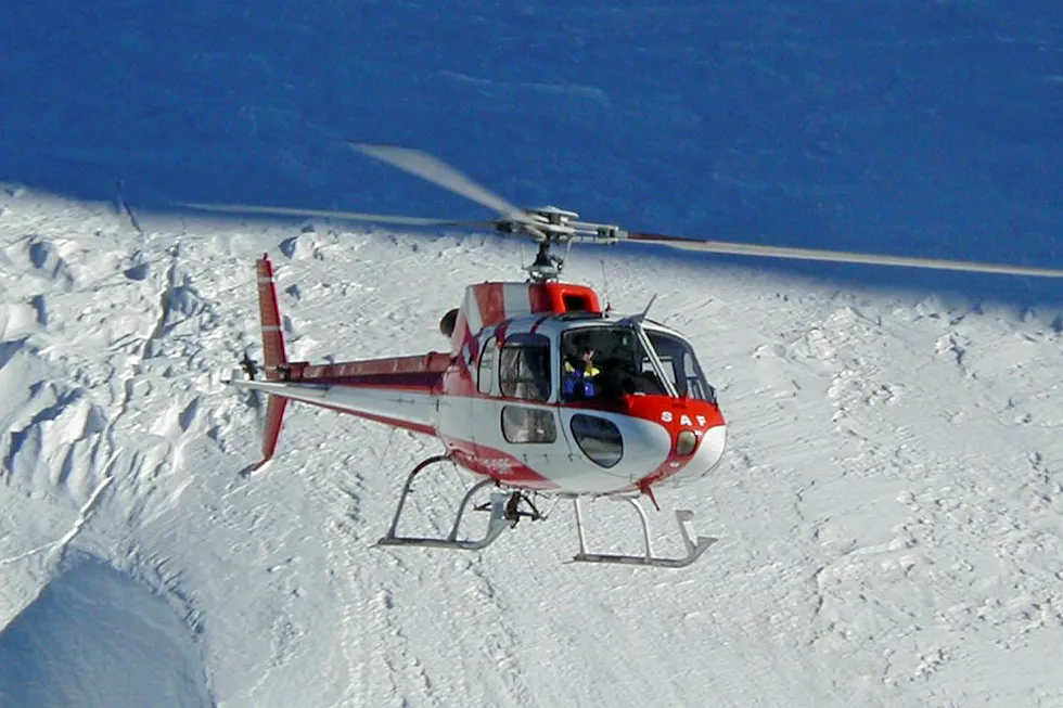 Arkivfoto: Et Airbus AS350-helikopter