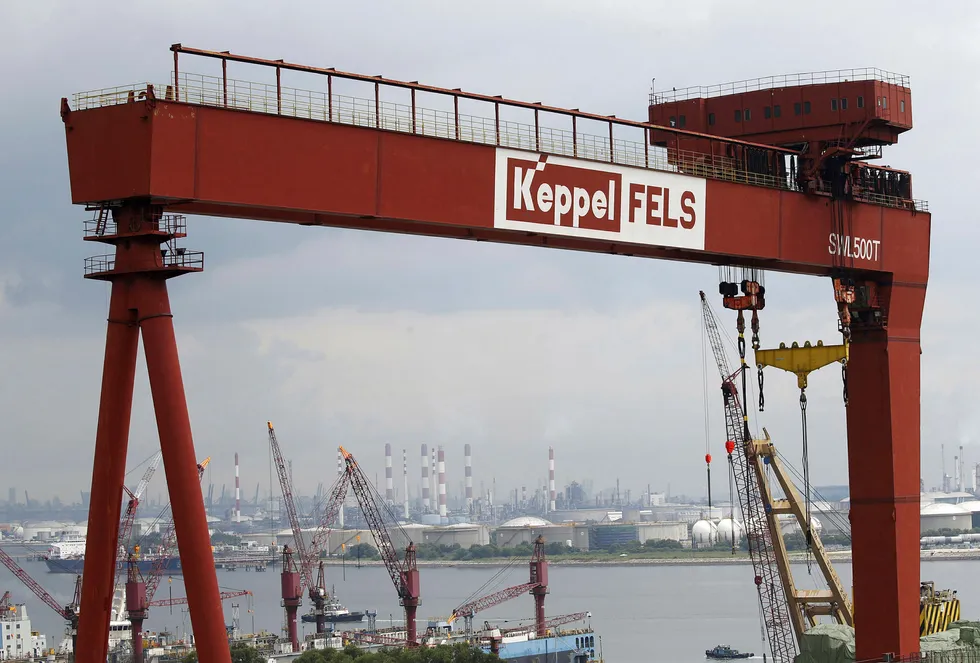 Weaker financials: Keppel Offshore & Marine dented the parent company's second quarter results