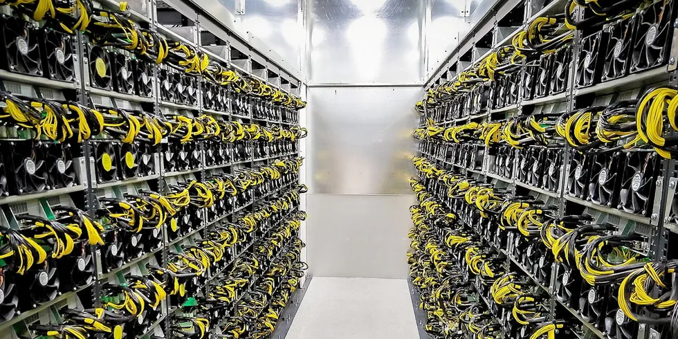 A Bitcoin mining facility in Quebec, Canada.