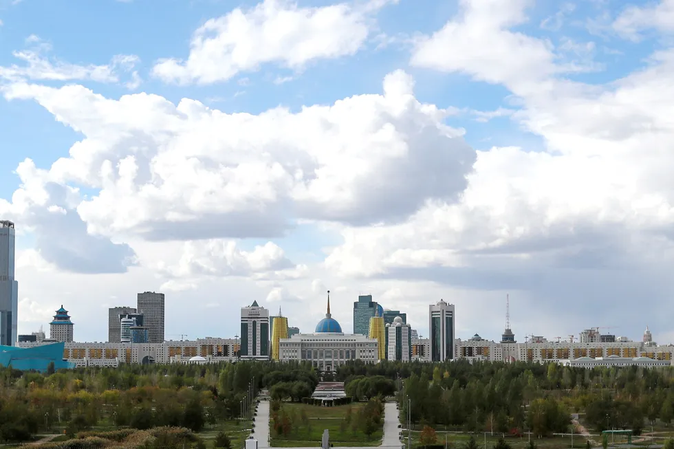 Decision time: Kazakhstan government buildings in the capital of Nur-Sultan.