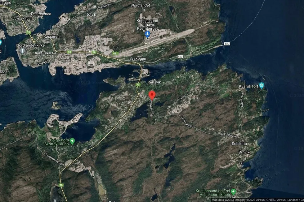 Området rundt Kvalvågveien 50, Kristiansund, Møre og Romsdal