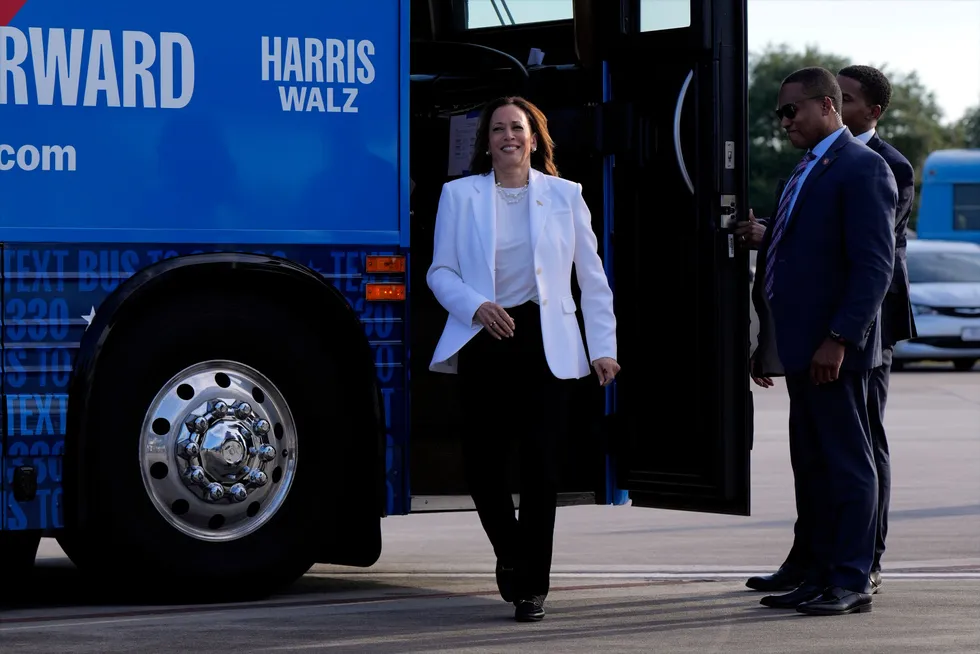 Kamala Harris stilte opp i sitt første intervju som Demokratenes presidentkandidat med CNN på torsdag.