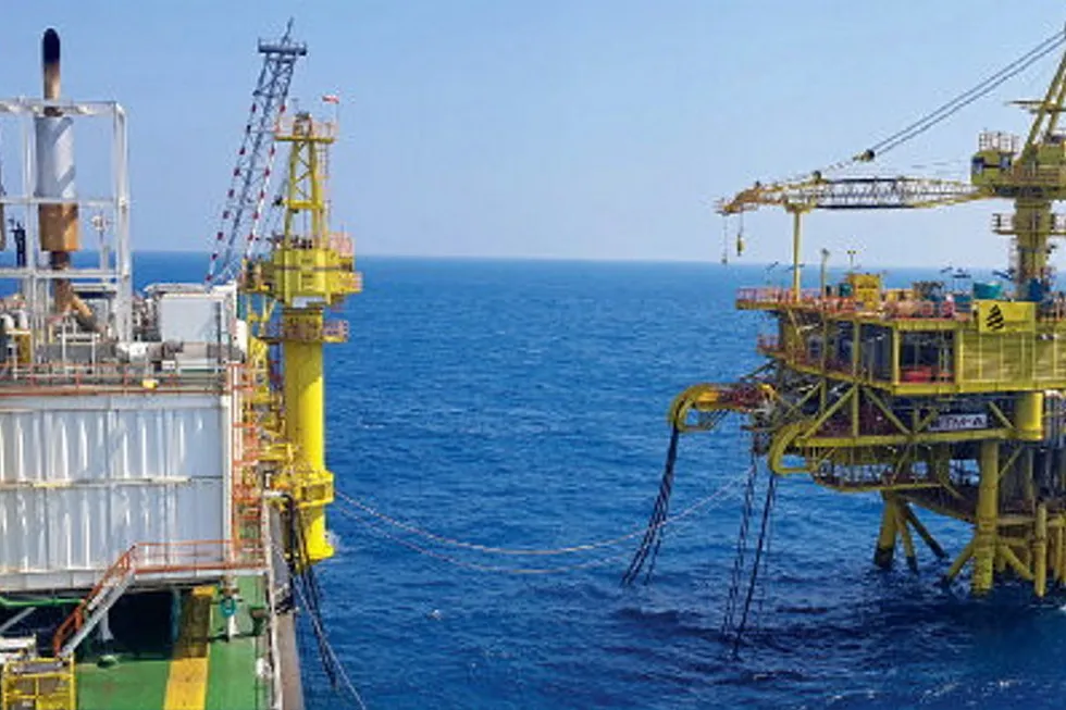 Producing asset: the Bertam oilfield offshore Peninsular Malaysia.