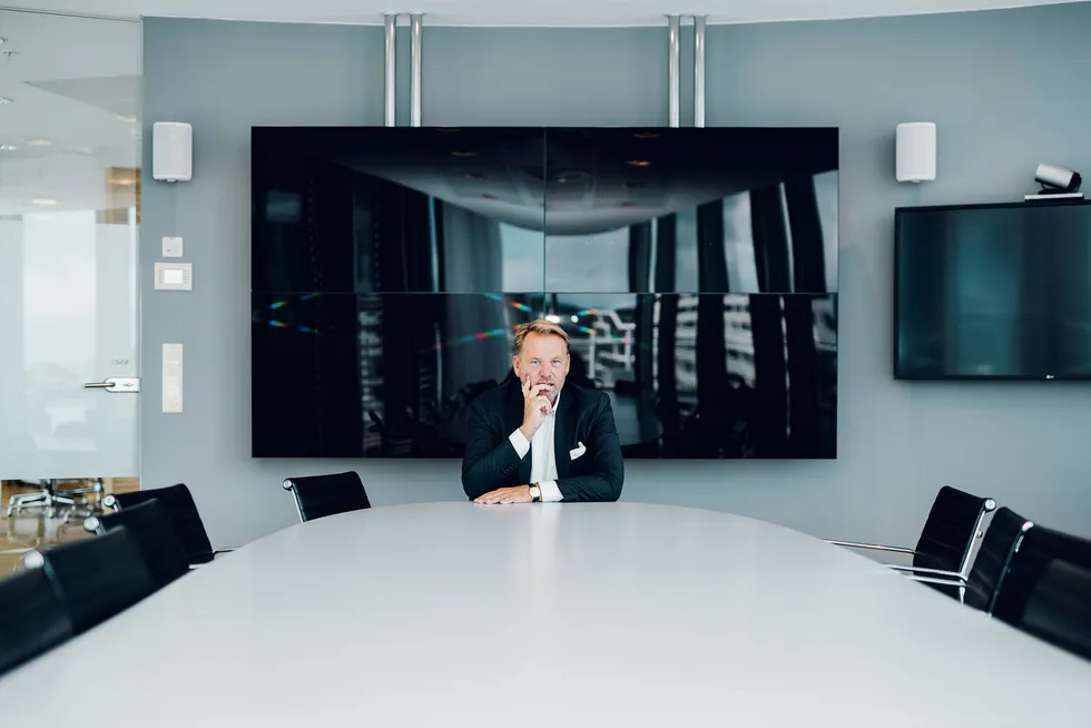 – Som selskap er vi inne i den største investeringsperioden noensinne, sier HitecVision-sjef Ole Ertvaag. Foto: Tommy Ellingsen