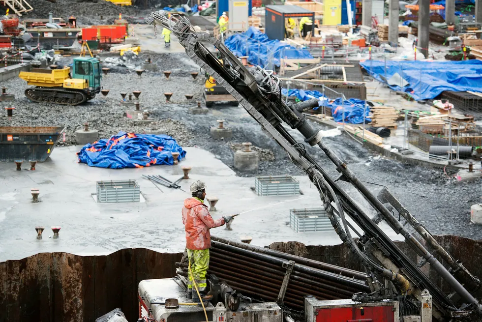 Svært mange ble gründere i bygg- og anleggsbransjen i fjor (illustrasjonsbilde). Foto: Per Ståle Bugjerde