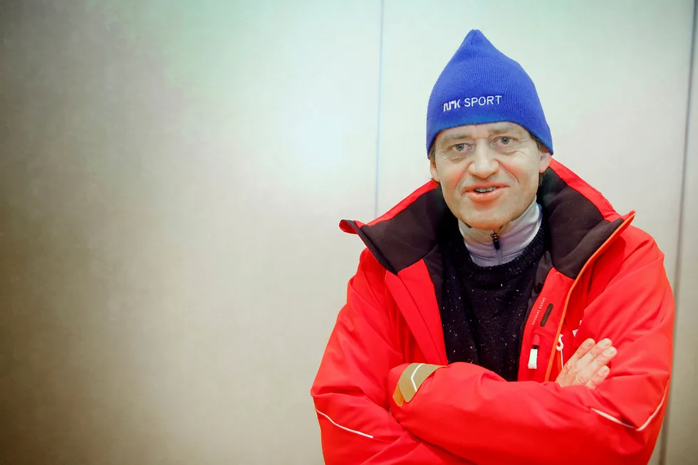 NRK-kommentator Torgeir Bjørn kommenterer Tour de Ski denne uken. Foto: Terje Pedersen/NTB scanpix