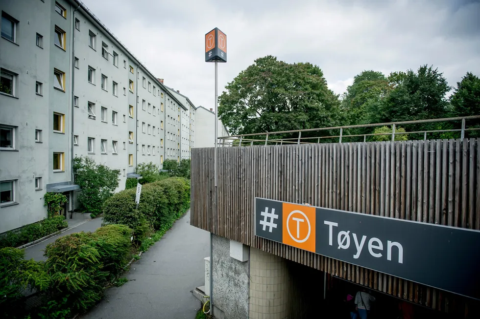 Nedre Tøyen er blant områdene i Oslo med høyest andel barnefattigdom.