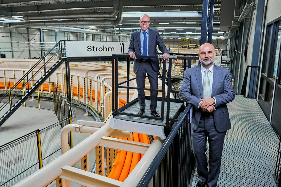 New look: (left) Strohm CCO Martin van Onna and (right) CEO Oliver Kassam