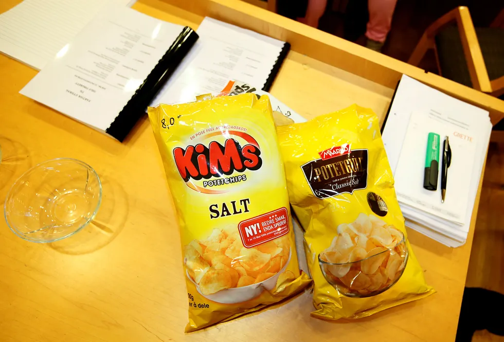 Maarud ønsker fortsatt å være eneste chips-fabrikant som bruker ordet «potetgull». Foto: Vidar Ruud / NTB Scanpix