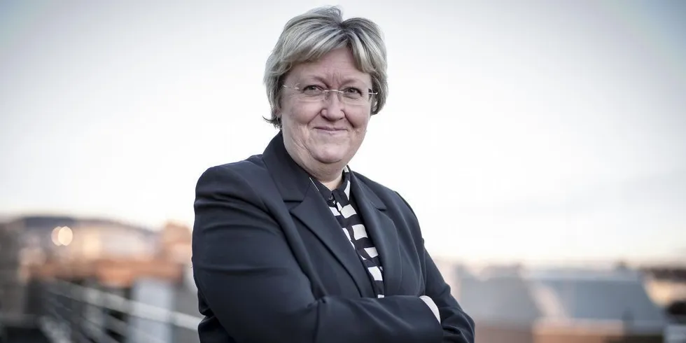 Fiskeriminister Elisabeth Aspaker. Foto: Gunnar Bløndal, DN.