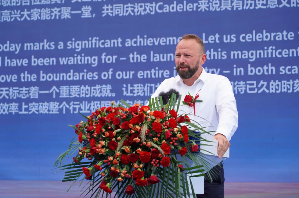 Cadeler CEO Mikkel Gleerup.