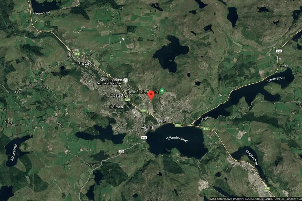 Området rundt Blåklokkeveien 40, Gjesdal, Rogaland